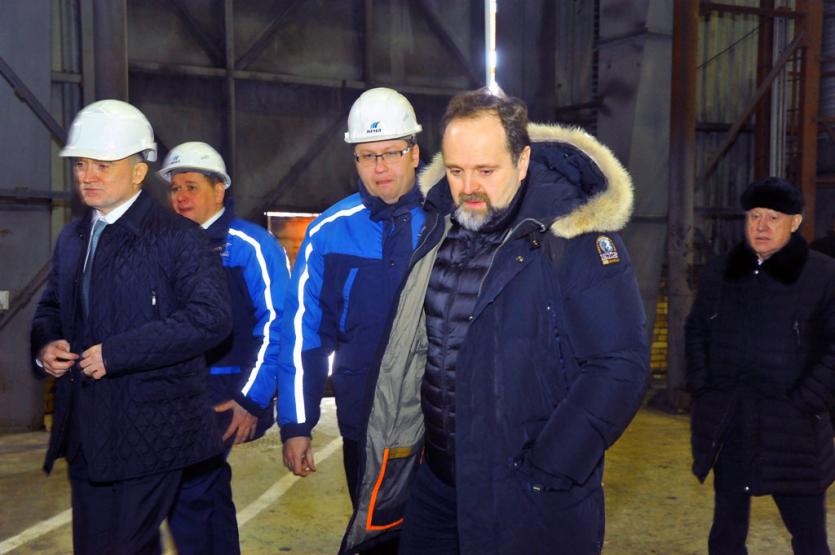 Фото Челябинские предприятия «Мечела» посетил министр природных ресурсов и экологии РФ Сергей Донской