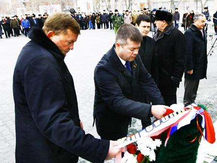 Фото В Челябинске почтили память погибших в Афганистане и в Чечне