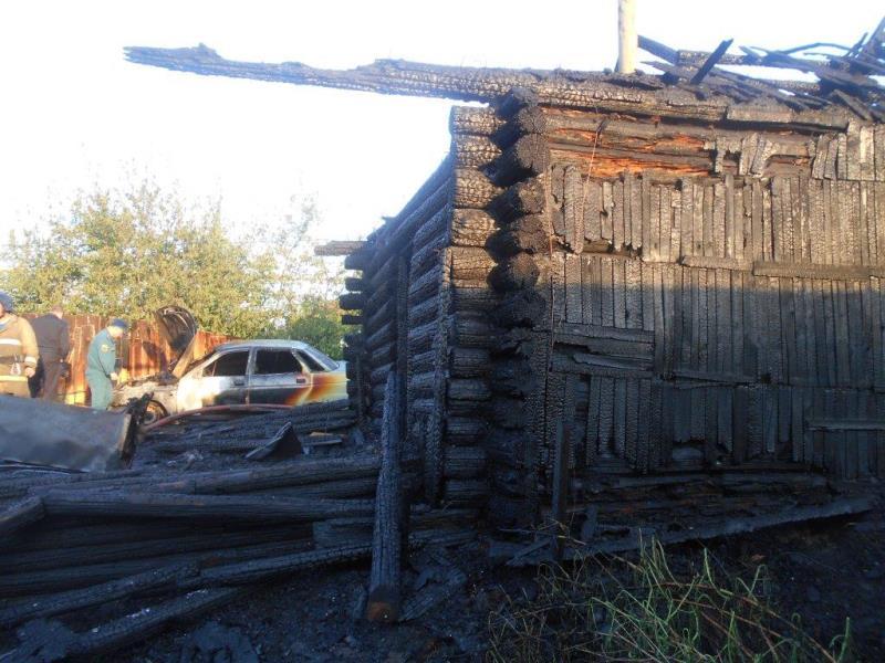 Фото При пожаре в Аргаяше погибли три человека