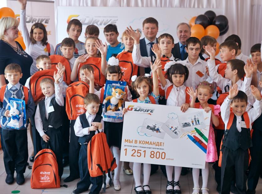 Фото Детский дом Троицка благодаря акции «Новогоднее чудо» получил от сети АЗС «Газпромнефть» 1,2 миллиона рублей