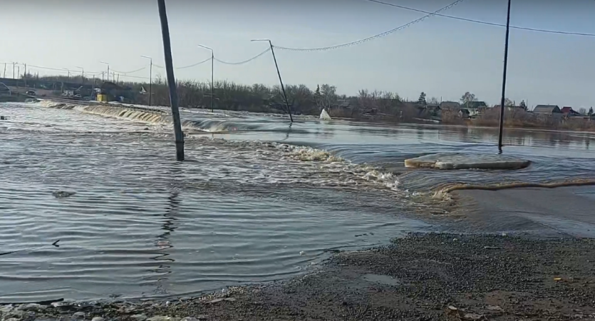 Фото В Варненском районе за ночь поднялся уровень воды в реке Нижний Тогузак