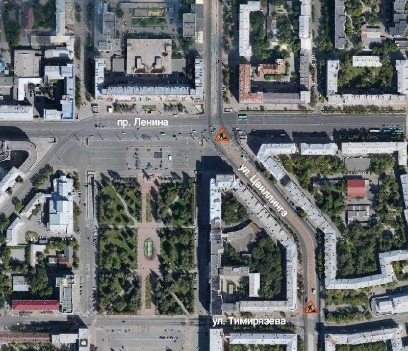 Фото В Челябинске закрыли движение трамваев на вокзал