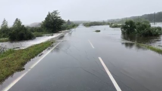 Фото В Сосновском районе закрыли затопленную дорогу Полетаево – Бутаки