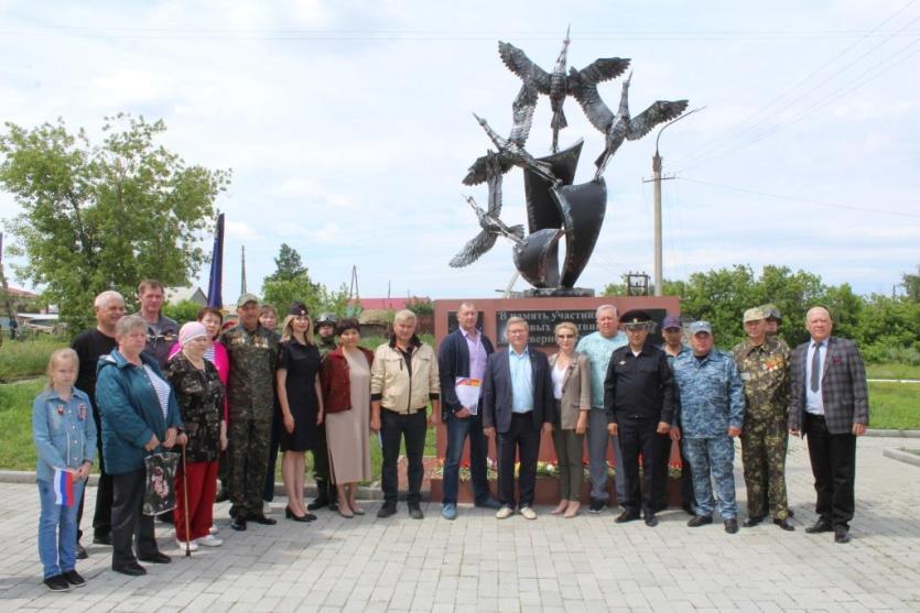 Фото В селе Кизильское увековечили память участников боевых действий на Северном Кавказе