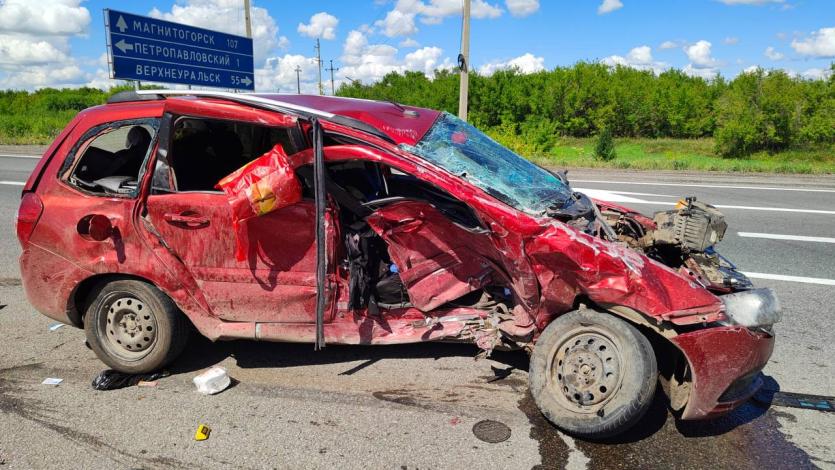 Фото В Верхнеуральском районе в ДТП по вине автоледи на «Ладе» погиб ее пассажир 