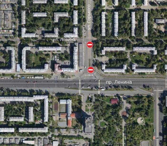 Фото В Челябинске закроют перекресток проспекта Ленина и улицы Горького