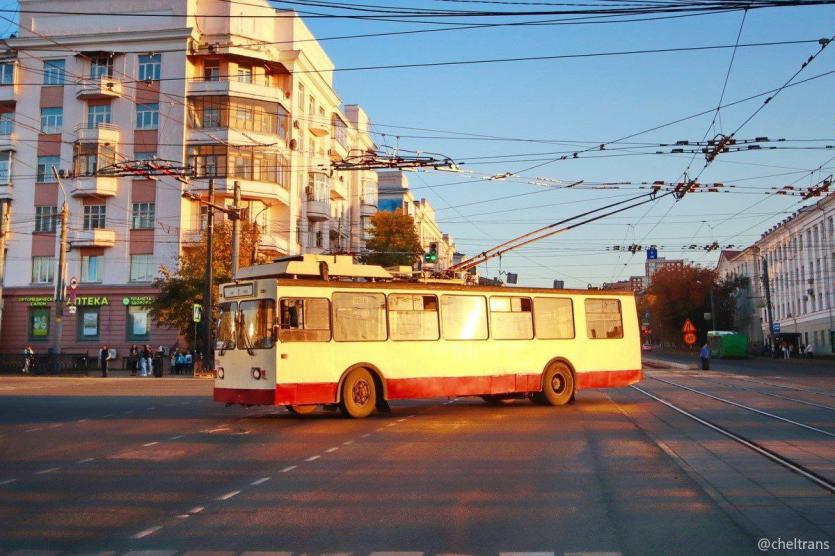 Фото  В Челябинске изменил маршрут движения седьмой троллейбус