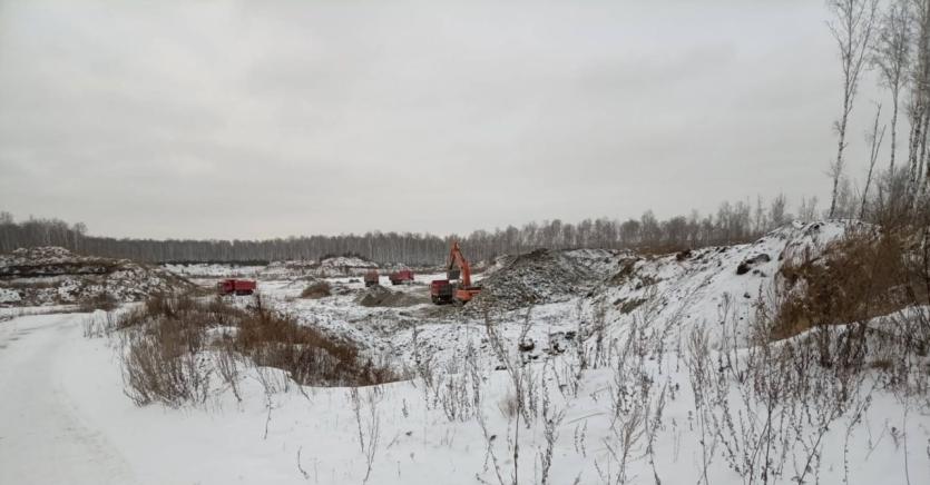 Фото В Сосновском районе велась незаконная добыча полезных ископаемых