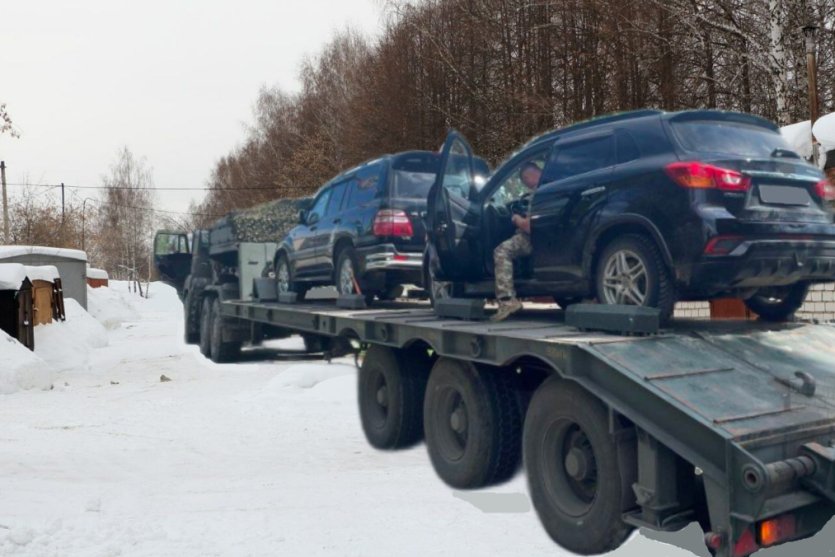 Фото Три кроссовера из Ашинского района отправили на СВО