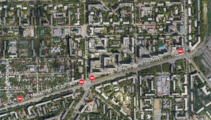 Фото В Челябинске частично закроют движение по дублеру Шоссе Металлургов 