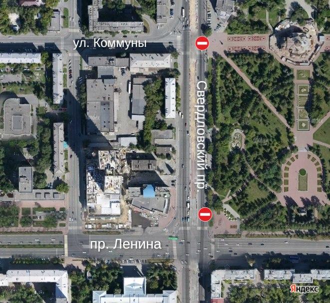 Фото В Челябинске движение по Свердловскому проспекту частично закроют