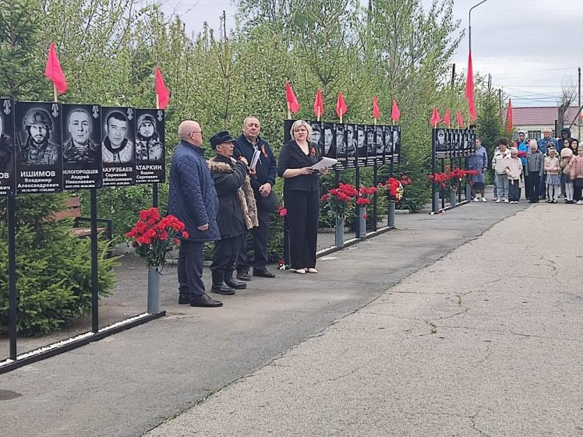 Фото В селе Фершампенуаз открылась Аллея Памяти