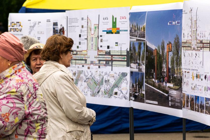Фото «Лента времени»: в Коркино подготовили к конкурсу проект благоустройства главного проспекта города