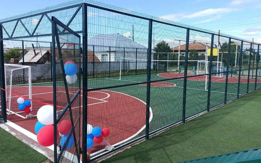 Фото Спорт – в сёла: в Анненском появилась универсальная спортплощадка