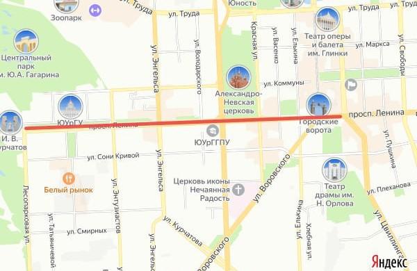 Фото Движение общественного транспорта во время проведения XVIII Челябинского марафона