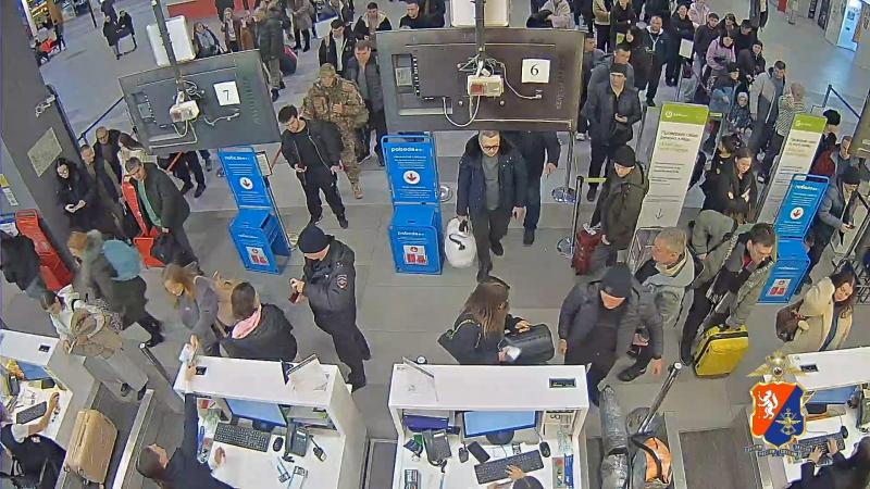 Фото В аэропорту Челябинска транспортная полиция поймала женщину из федерального розыска