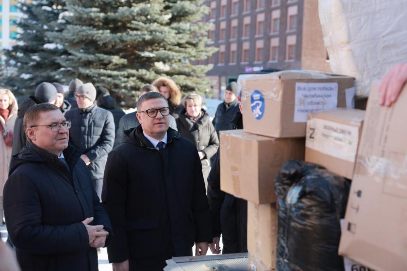 Фото Владимир Якушев и Алексей Текслер отправили в ДНР 54-й гуманитарный груз