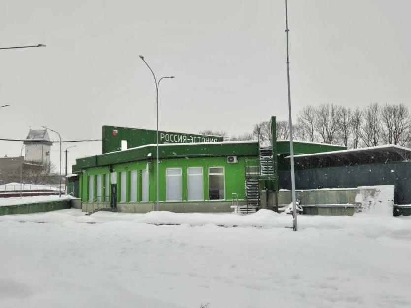 Фото ФТС: Ситуация на российско-эстонской границе