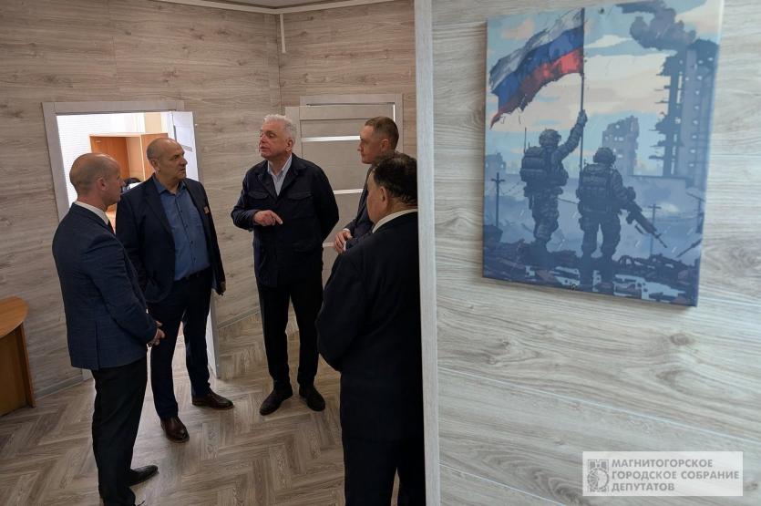 Фото Депутаты Магнитогорска контролируют развитие инфраструктуры помощи военнослужащим
