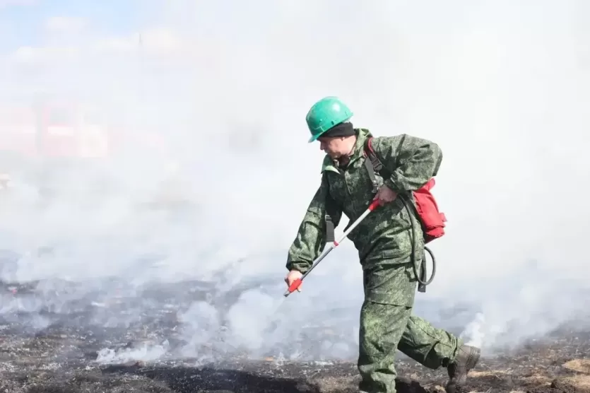 Фото В Еткульском округе вводят особый противопожарный режим и ограничивают въезд в боры 