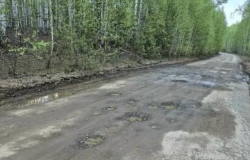 Фото Алексею Текслеру пожаловались на дорогу Карабаш – Большой Агардяш