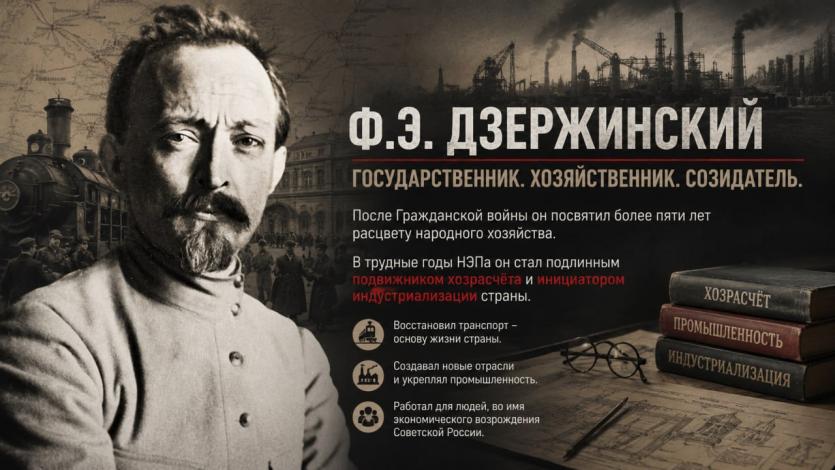 Фото Транспорт, беспризорники и НЭП: чем известен чекист № 1 Феликс Дзержинский