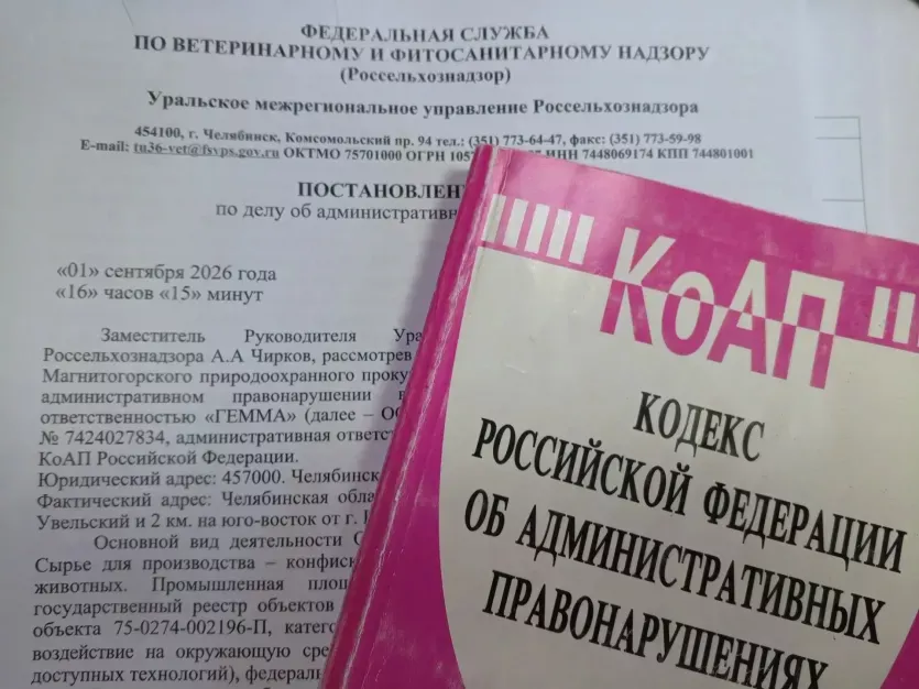 Фото Производитель мясокостной муки из Увельского округа наказан за нарушение законодательства