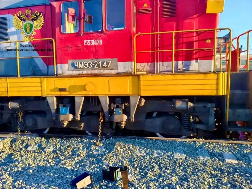 Фото На станции Уржумка в Челябинской области произошел сход локомотива