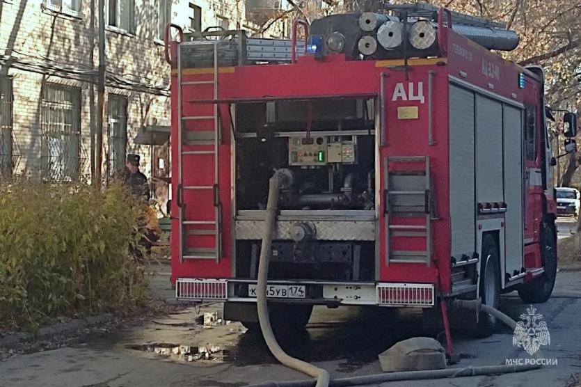 Фото На пожаре в Челябинске погибла женщина
