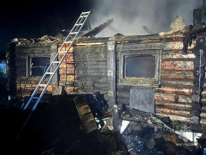 Фото На ночном пожаре в Аргаяше погиб мужчина