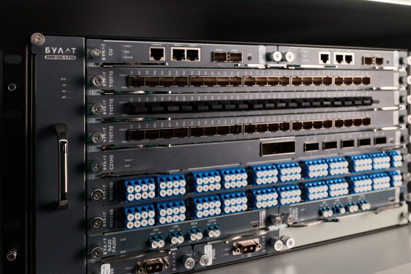 Фото «Ростелеком» приступил к опытной эксплуатации полностью отечественной DWDM-системы «БУЛАТ»