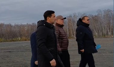 Фото  Алексей Лошкин проинспектировал модернизацию площадки для вывоза снега в Челябинске