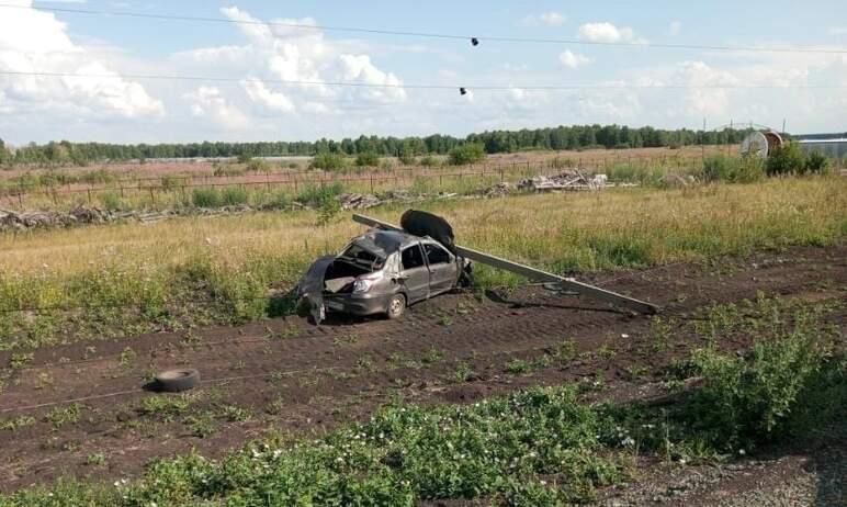 Фото В Аргаяшском районе автомобилист погиб при наезде на электроопору