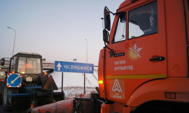 Фото В Челябинской области из-за непогоды ограничили движение большегрузов по трассе М-5
