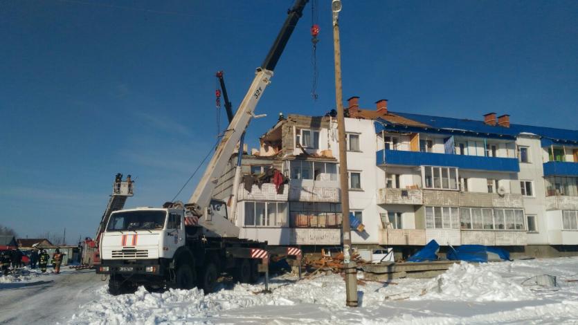 Фото Сегодня обеспечат газоснабжение двух подъездов, уцелевших после взрыва газа в доме села Кузнецкое