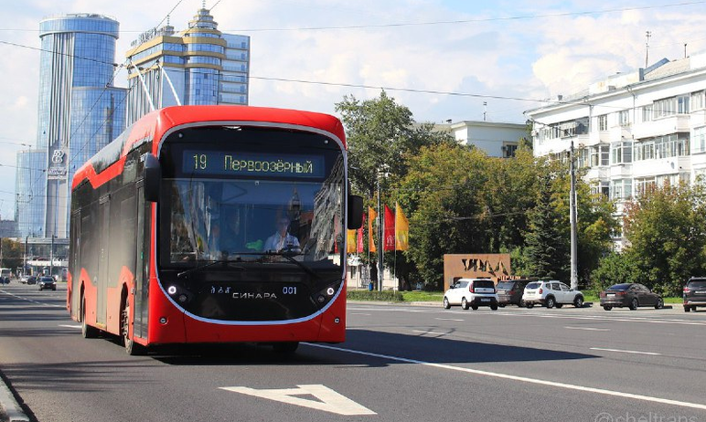 Фото С 13 сентября проезд в новых челябинских троллейбусах 19-го маршрута стал платным