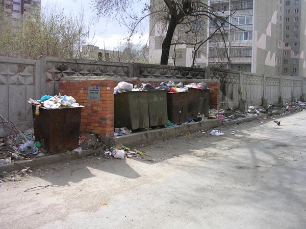 Фото В центре Челябинска поджигают помойки