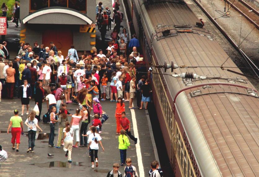 Фото РЖД напоминает о правилах перевозе детей в поездах дальнего следования