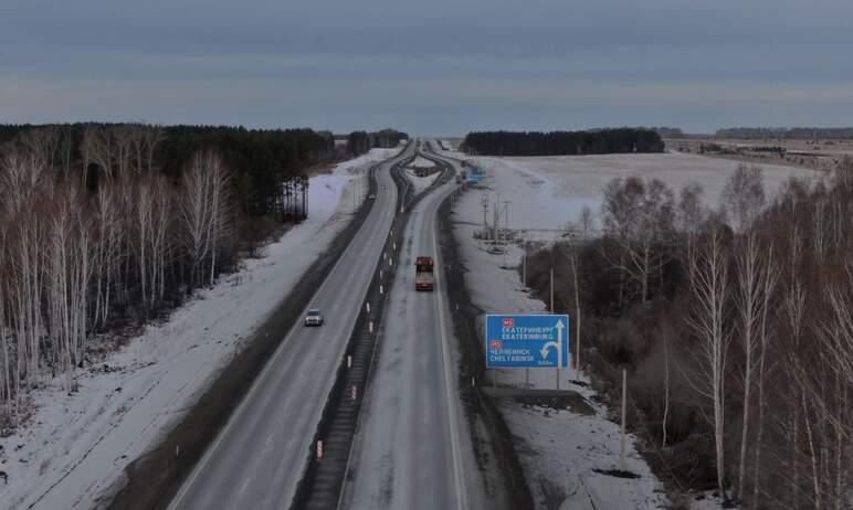 Фото Участок М-5 Челябинск – Екатеринбург строится с опережением планов