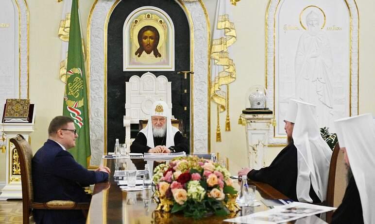 Фото Патриарх Кирилл встретился с Алексеем Текслером и митрополитом Алексием