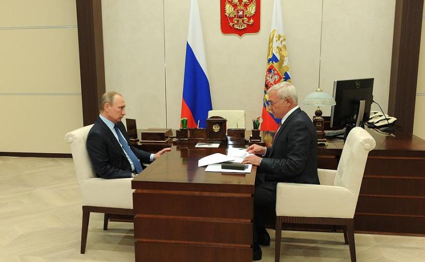 Фото Владимир Путин встретился с Виктором Рашниковым: Успехов Вам. И в спорте тоже