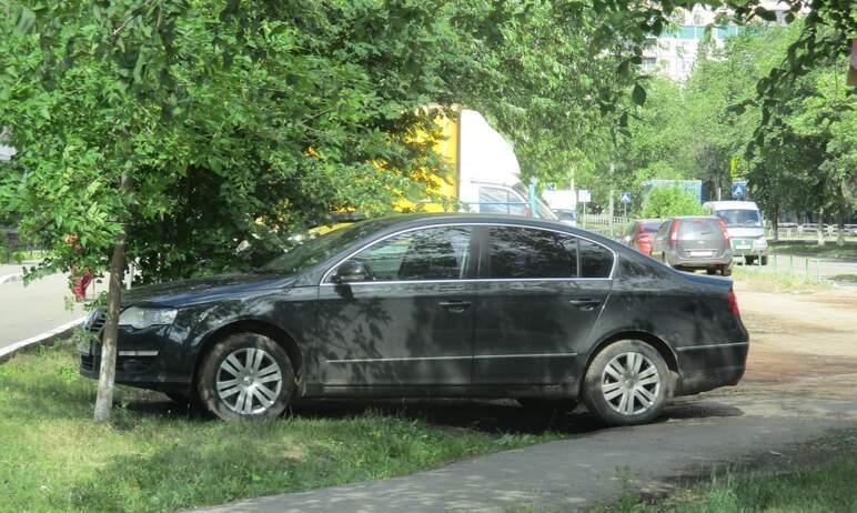 Фото Челябинских автомобилистов штрафуют на миллионы за парковку на газонах