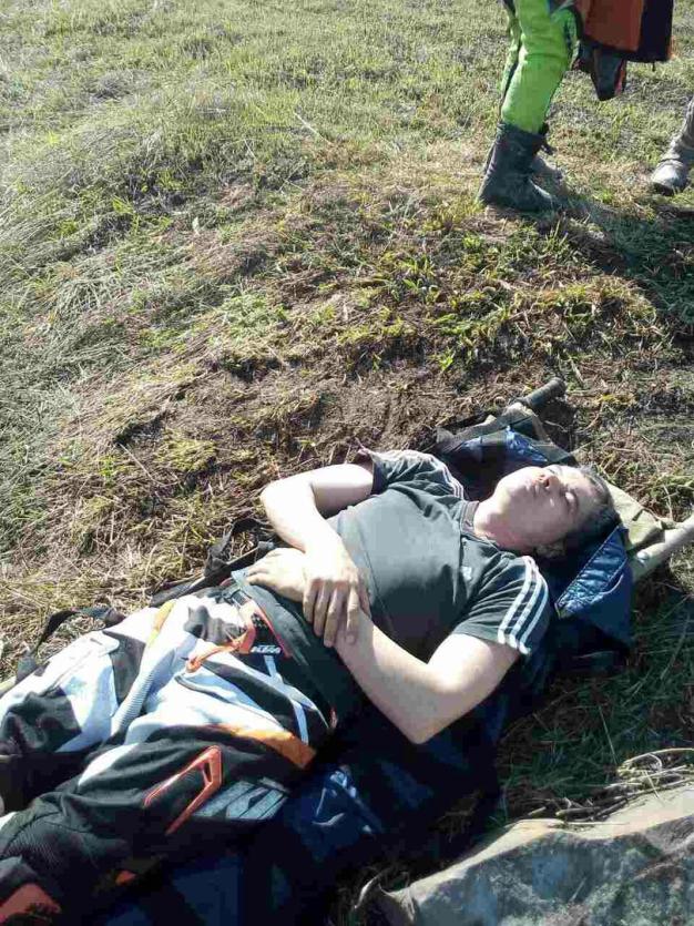 Фото Челябинец получил серьезные травмы, катаясь на мотоцикле по отвалам Коркинского разреза