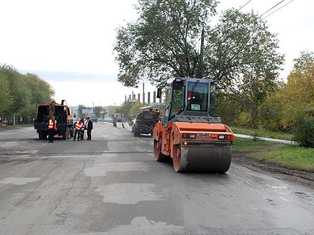 Фото В Челябинске идут масштабные дорожные работы