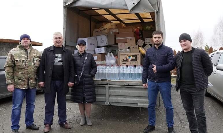 Фото Депутат Заксобрания Владимир Бекишев повез гуманитарную помощь беженцам Донбасса