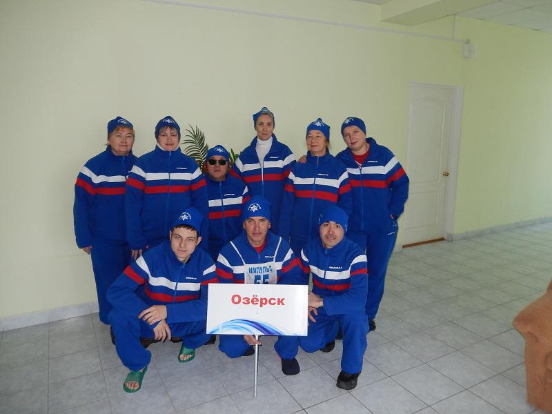 Фото Спортсмены-инвалиды из Озерска приняли участие в зимней спартакиаде в Карагайском бору