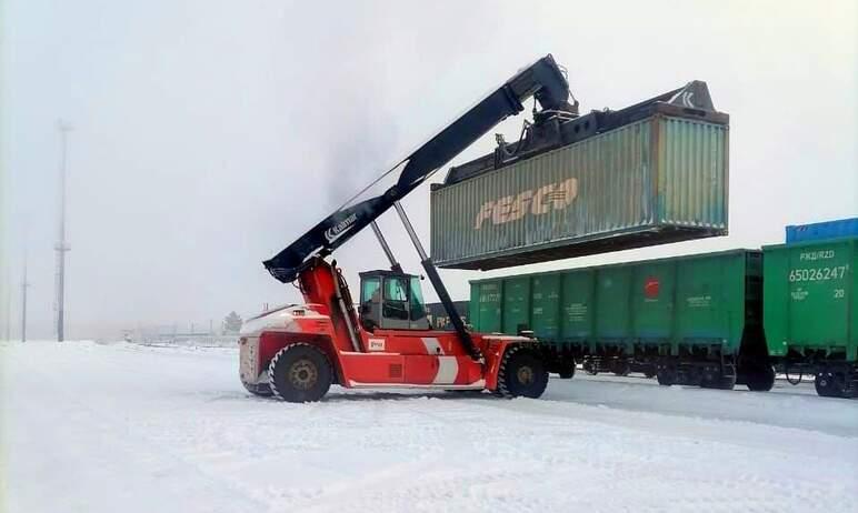 Фото ЮУЖД подключилась к реализации технологии перевозки контейнеров с Дальнего Востока