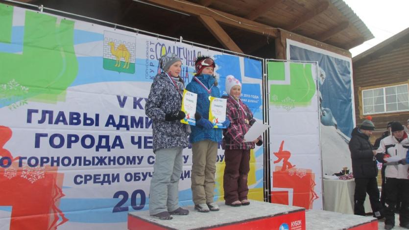 Фото Школьники Калининского района выиграли  Кубок главы Челябинска по горнолыжному спорту и сноуборду