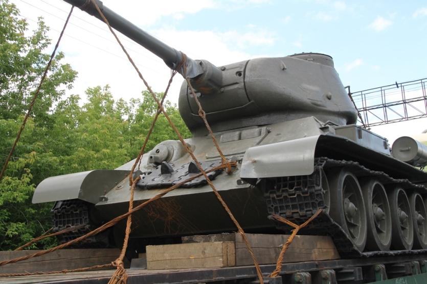 Фото Танк Т-34, который контрабандой пытались переправить в Казахстан, установят в парке Верхнего Уфалея