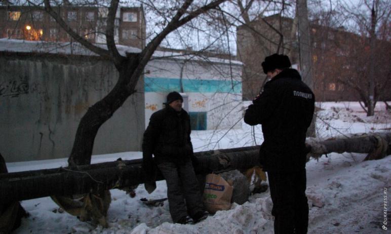 Фото Полицейские Челябинска снова начали «охоту» на бомжей